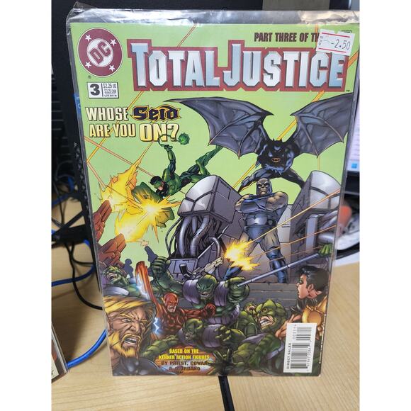 Total Justice #1-3 (1996) DC Comics Mini-Series Based On Kenner Toy Line VF - Picture 4 of 4